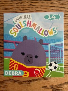 Free with purchase. McDonald's FIFA Happy Meal Promotional Squishmallows Debra.